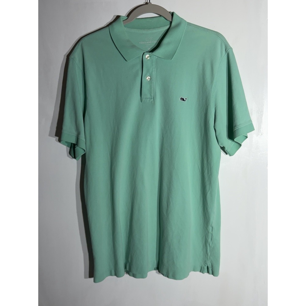 Vineyard Vines Men's Classic Fit Polo Shirt Teal Medium